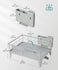 SONGMICS Dish Drying Rack Kitchen Rack w/ Drainboard  - Gray