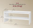 VASAGLE 2 Tier Shoe Rack Entryway - White