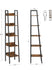 VASAGLE 5-Tier Bookshelf Narrow Book Shelf - Brown
