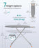SONGMICS Ironing Board Retractable Rest Foldable Iron Board - Gray