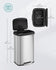 SONGMICS 21 Gallon (80 L) Kitchen Trash Can w/ Stay-Open Lid and Step-on Pedal - Silver