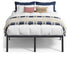 Vasagle Metal Bed Frame 18" Height Heavy-Duty 1100lbs Weight Capacity Black - Queen Size