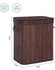 SONGMICS 100L Bamboo Laundry Hamper w/ Handles - Chestnut Brown