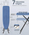 SONGMICS Ironing Board Foldable w/ Iron Rest & w/ Ajustable Height - Blue