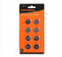 Power Cell 8pcs Button Battery Variety Pack