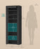 SONGMICS 10-Tier Shoe Rack Storage Cabinet for 20 Pairs w/ Cover - Black