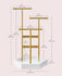 SONGMICS Jewelry Holder for Rings 3 Tiers & 1 Tray - White / Gold