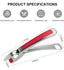 Hot Plate Gripper Anti Scald Bowl Holder w/ Silicone Pads