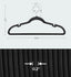 Songmics Adult Space Saving Clothes Non-Slip Hangers 30pk - Black
