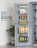 Songmics 6-Tier Perfect Fit Over the Door Pantry Room Organizers and Storage - White