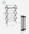 SONGMCIS Foldable Clothes Laundry Drying Rack (14.6"x29.5"x53.2") - Black