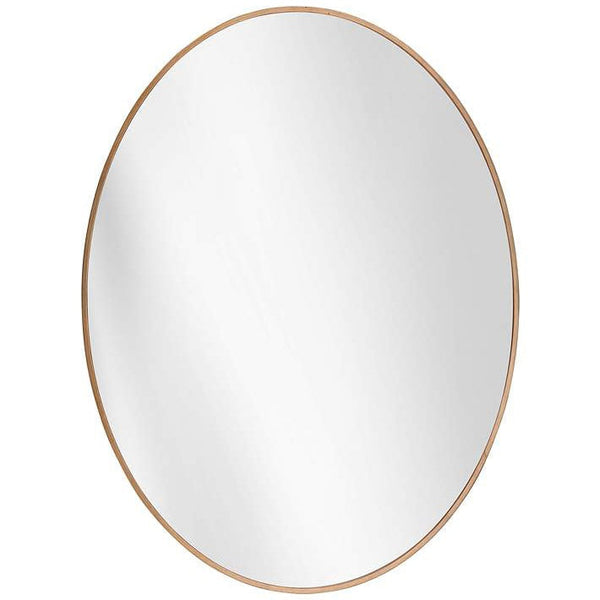 Decorative Oval Mirror 24" x 36" - Champagne Gold