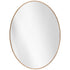 Decorative Oval Mirror 24" x 36" - Champagne Gold