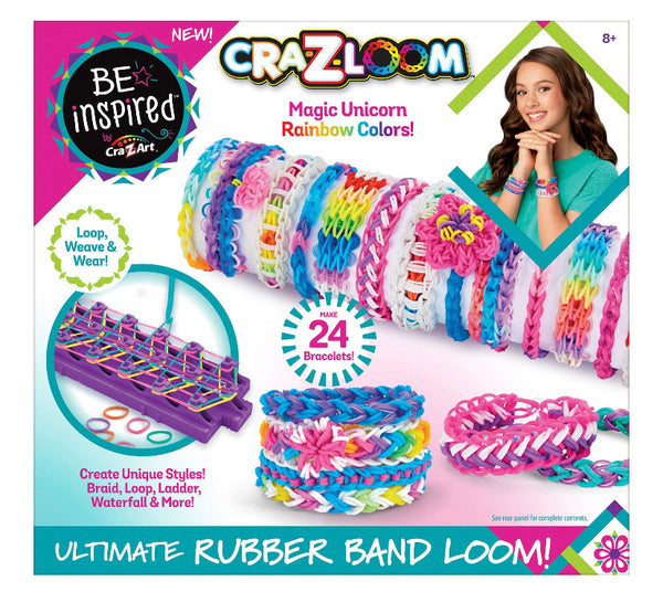 Cra-Z-Art Be Inspired Ultimate Rubber Band Loom, Unisex Child Ages 8 and up