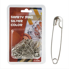 56pc Silver Metal Safety Pins