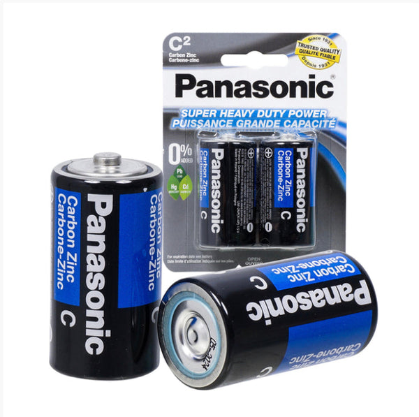 Panasonic C Battery Batteries - 2pk