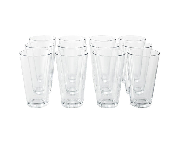 Mainstays 16-Ounce All-Purpose Cooler Glasses, Set of 12