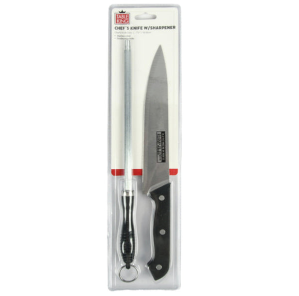 Chef Knife Set w/ Sharpener