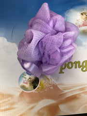 All Pure 2 Layer Bath Sponge Purple