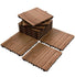 Yaheetech Outdoor Tiles Wood 11pc
