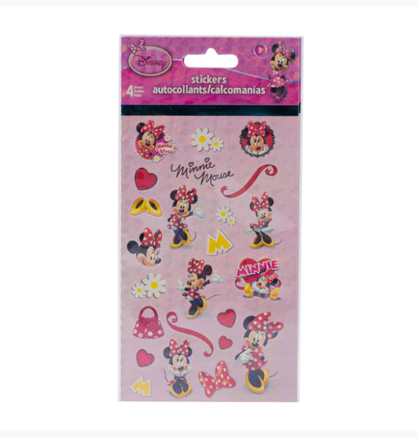 Disney Minnie Mouse 4 Sheet Stickers