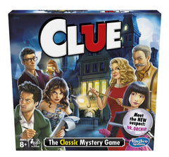 Clue Classic Mystery Board Game with Activity Sheet for Kids and Family Ages 8 and Up, 2-6 Players
