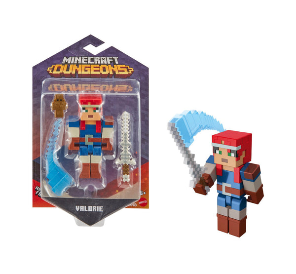 Minecraft Dungeons 3.25" Valorie Action Figure with Moveable Joints