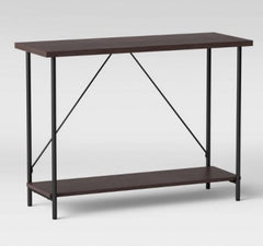 Wood and Metal Console Table Espresso - Room Essentials 29.7 Inches (H) x 40 Inches (W) x 15 Inches (D)