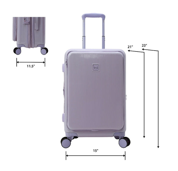The Home Edit 21 in Hardside Hybrid Carry-On with Removable Duffel, Lavender