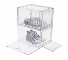 Stackable Shoebox & Organizer, 4-pack - 15x12x9 inches