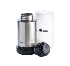 Tommee Tippee Closer to Nature Portable Travel Baby Bottle and Food Warmer, Stainless Steel Flask