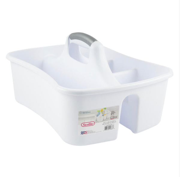 Sterilite 4-Slot Caddy White (17 3/4 L x 13 1/4 W x 8 7/8 H)