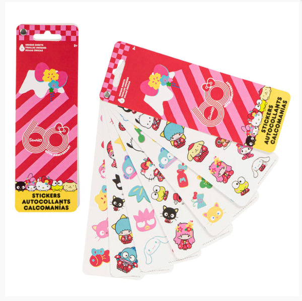 Sanrio Sticker Flip Pack 6 Sheet