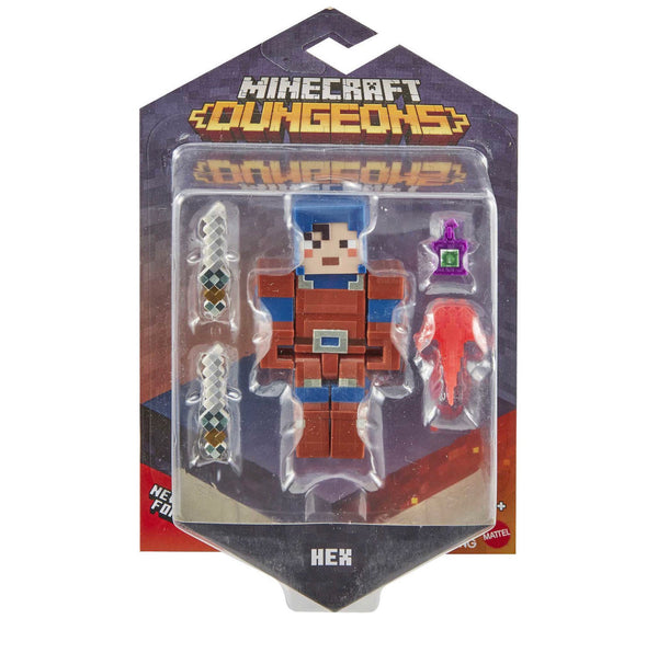 Minecraft Dungeons 3.25-inch Scale Hex Figure with Accessories