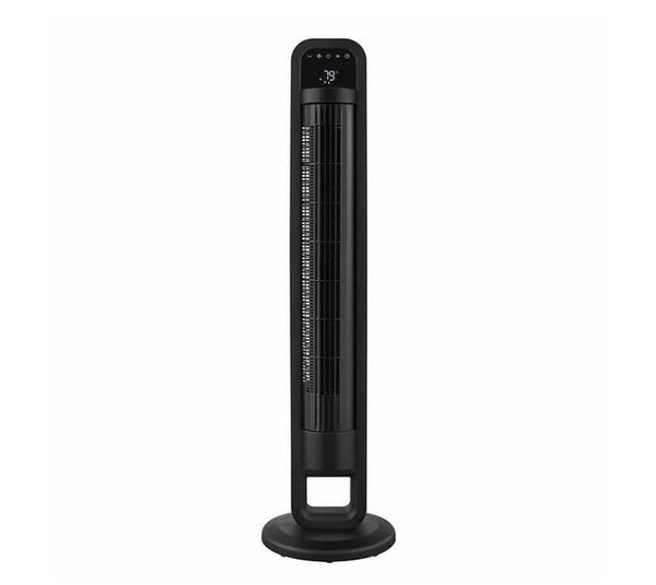 OmniBreeze Premium Tower Fan with Internal Oscillation Black