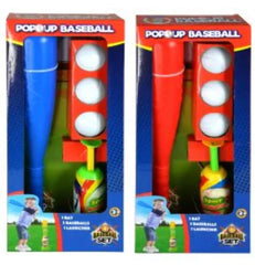 Sport Tech PopUp Baseball Set with 3 Balls - 1ct