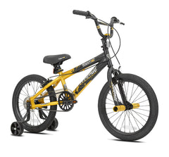 Kent Bicycle 18 in. Rampage Boy's BMX Child Bicycle, Gold and Black