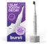 Burst Sonic Electric Toothbrush for Adults, 3 Modes, Soft Bristles, White