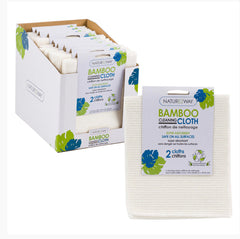 Bamboo 2pc Cleaning Cloth (one pack)