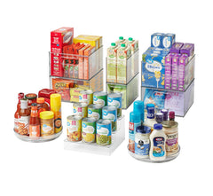 The Home Edit 11 Piece Pantry Edit, Clear Plastic Modular Storage System
