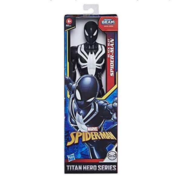 Marvel Ultimate Spider-Man Black Suit Titan Hero Series Action Figure 12"