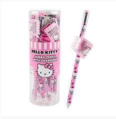 Hello Kitty Jumbo Pencil w/ Sharpener 12.5" (price per one)