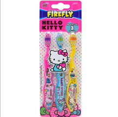 FireFly Hello Kitty Soft Kids Toothbrush 3pk