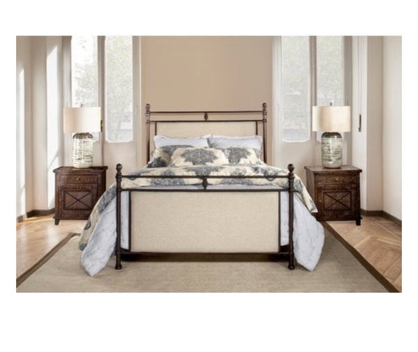 Ashley Headboard and Footboard - King - Metal Bed Rail Not Included