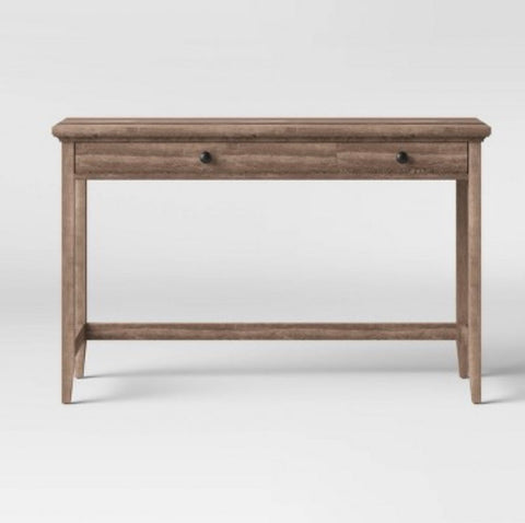 Carson Wood Writing Desk with Drawers Rustic- Threshold  30 Inches (H) x 44.0 Inches (W) x 20.0 Inches (D)