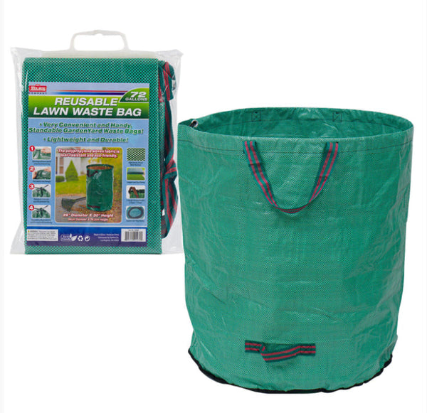 Reuseable 72 gal Lawn Waste Bag - Green