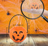 12x Halloween Plastic Orange Pumpkin Party / School Favors Gift 2.5" x 2.5"