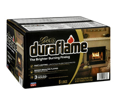 Duraflame Gold Ultra Premium 4.5 lb Firelogs, 6-Pack Case, 3 Hour Burn