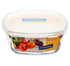 GLASSLOCK Glass Square Container w/ Lid 2cups