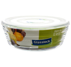 GLASSLOCK Glass Round Container w/ lid 5.1cup